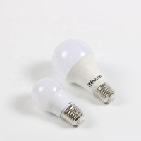 Smart dimmable AC 220v plastic housing aluminum base E27 A60 led raw material light bulb