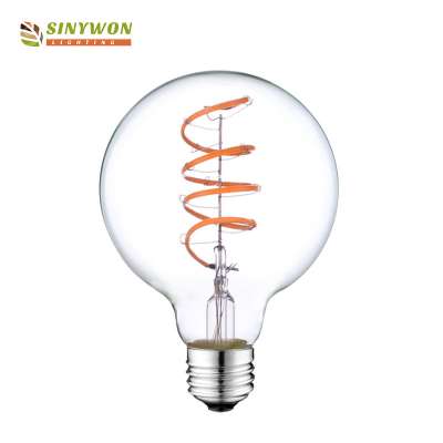 Clear Classic  E27 G80  400lm 80Ra 4w led bulb filament