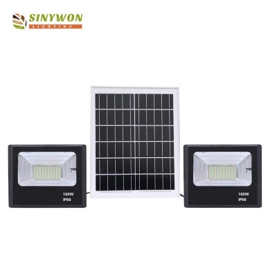 200w white light led flood lighting with solar panel