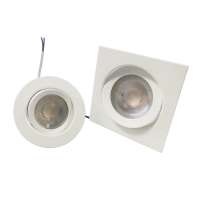 New Product Square Round Recessed 7W 9W 12W CE RoHS LED Ceiling Down Light Fixture